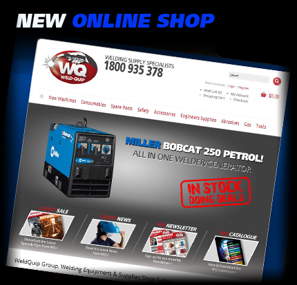 Check out WeldQuips NEW Online Shop for all your Welding & Industrial Needs.